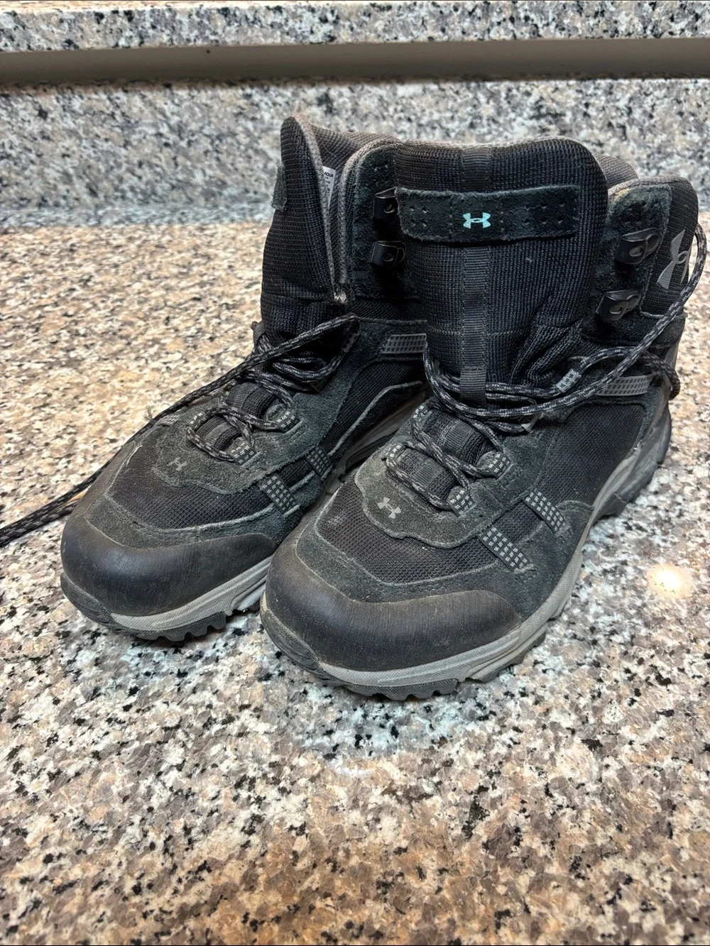 Under Armour Black Women's All-Terrain Waterproof Hiking Boots
